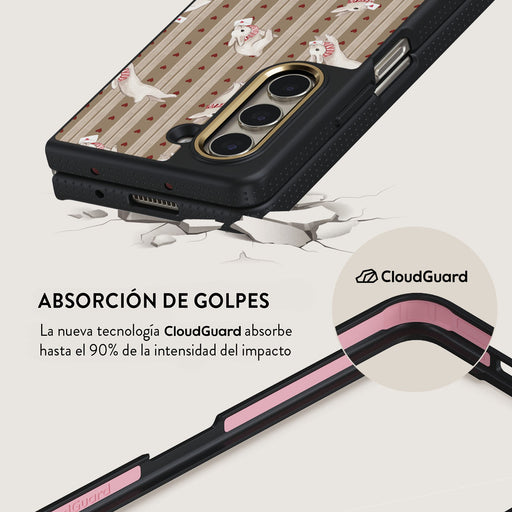Late Again - Samsung Galaxy Z Fold 5 Funda 3