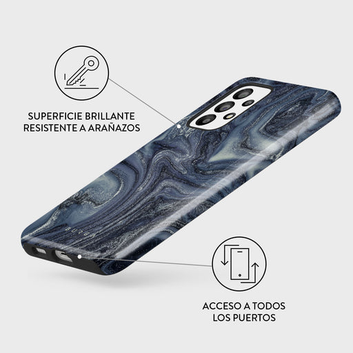 Navy Trench - Samsung Galaxy A33 Funda 3