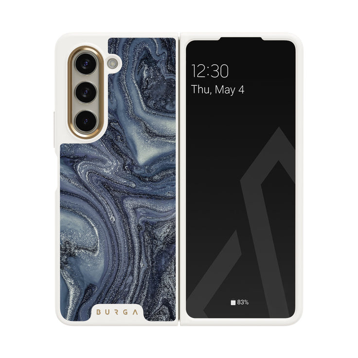 Navy Trench - Samsung Galaxy Z Fold 5 Funda