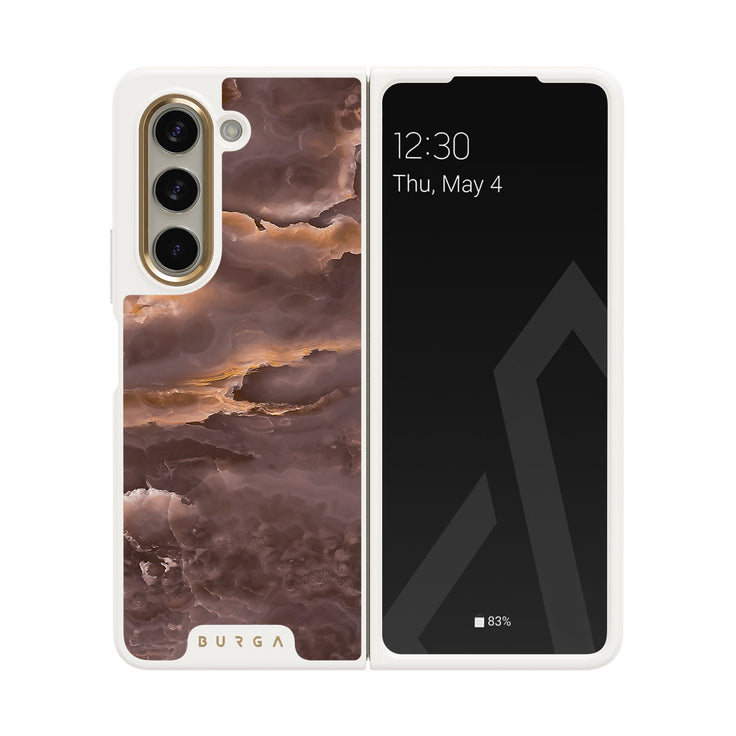 Fire Wood - Samsung Galaxy Z Fold 5 Funda