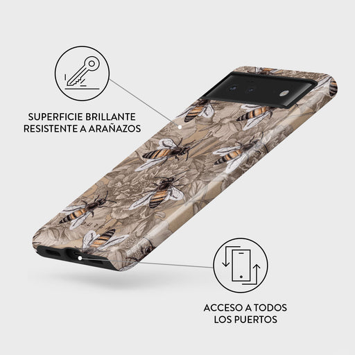 Honey Bee - Google Pixel 6a Funda 3
