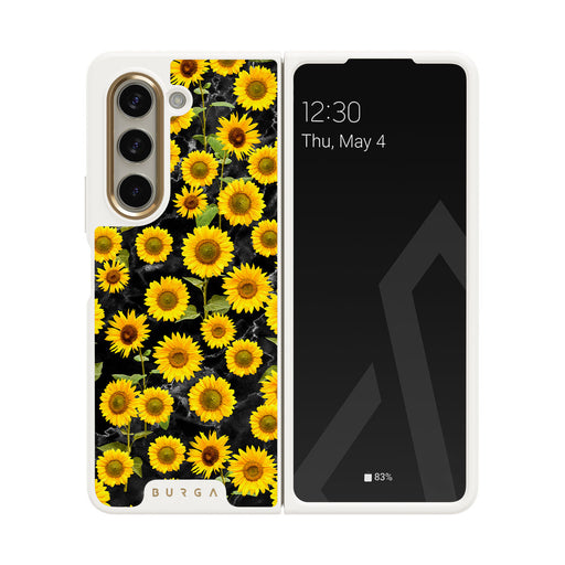 Sunflower Glimmer - Samsung Galaxy Z Fold 5 Funda
