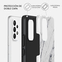 Satin White - Samsung Galaxy A53 Funda 2