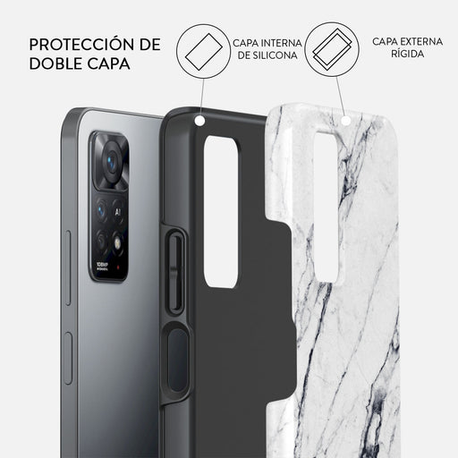 Satin White - Xiaomi Redmi Note 11 Pro Funda 2