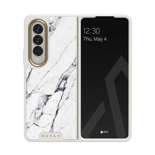 Satin White - Samsung Galaxy Z Fold 4 Funda