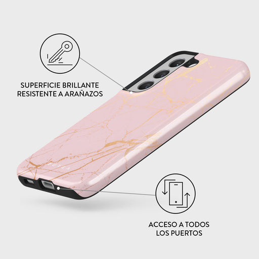 Peachy Gold - Samsung Galaxy S22 Funda 7