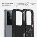 Rose Gold Marble - Xiaomi 15 Pro Funda 2