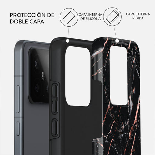 Rose Gold Marble - Xiaomi 15 Funda 2