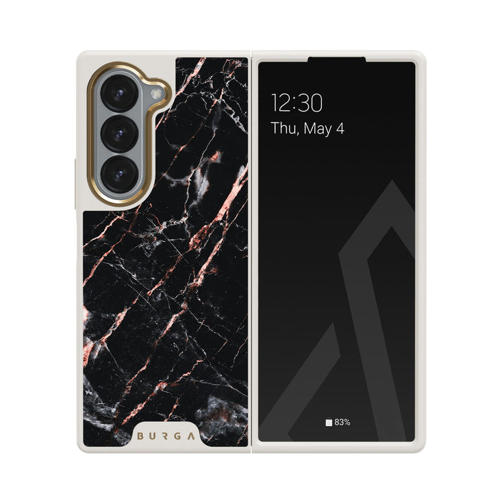 Rose Gold Marble - Samsung Galaxy Z Fold 6 Funda