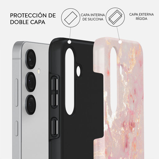 Golden Coral - Samsung Galaxy S25 Funda 2