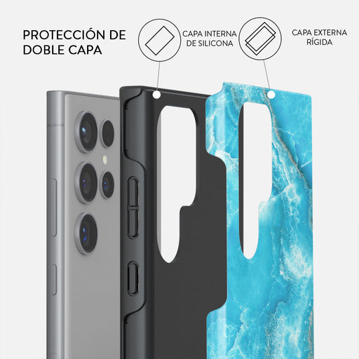 Ocean Waves - Samsung Galaxy S24 Ultra Funda 2