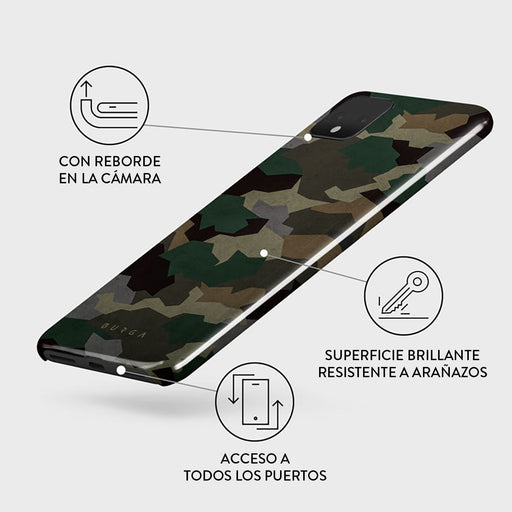 Tropical Green Camo - Google Pixel 4 Funda 3
