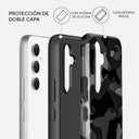 Night Black Camouflage - Samsung Galaxy A55 Funda 2