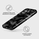 Night Black Camouflage - Samsung Galaxy A55 Funda 3