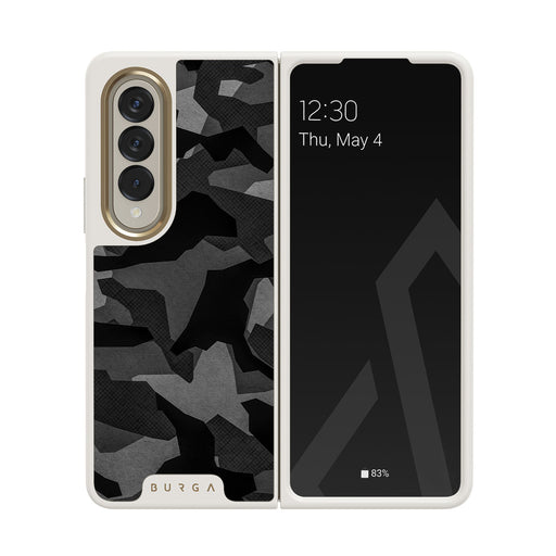 Night Black Camouflage - Samsung Galaxy Z Fold 4 Funda