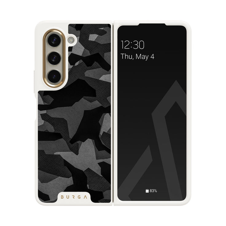 Night Black Camouflage - Samsung Galaxy Z Fold 5 Funda
