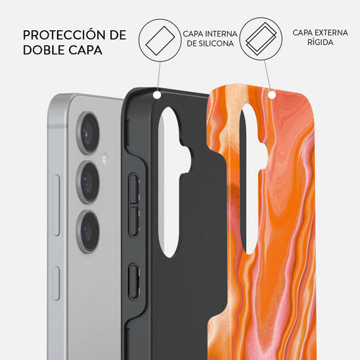 Retro Glow - Samsung Galaxy S24 FE Funda 2