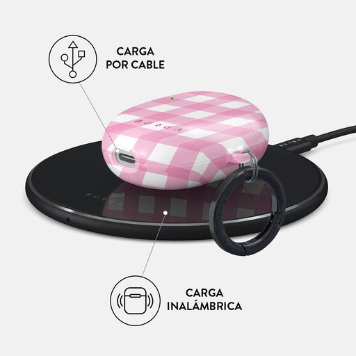Think Pink - Google Pixel Buds A Funda 3