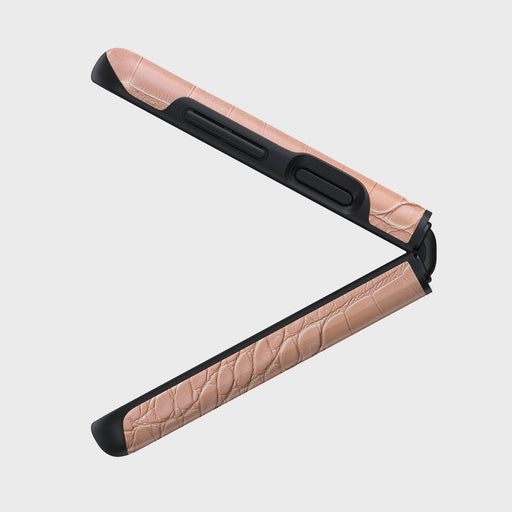 Pink Croco - Samsung Galaxy Z Flip 3 Funda 6
