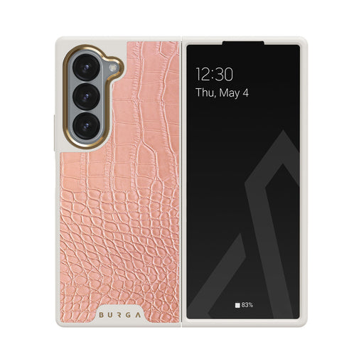 Pink Croco - Samsung Galaxy Z Fold 6 Funda