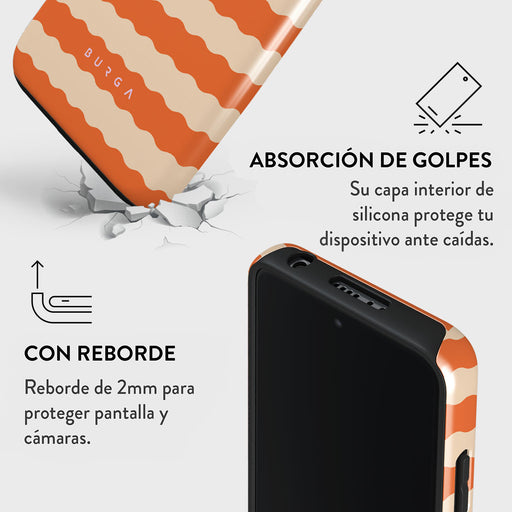 Papaya - Xiaomi Redmi Note 11T Pro / 11T Pro+ Funda 4