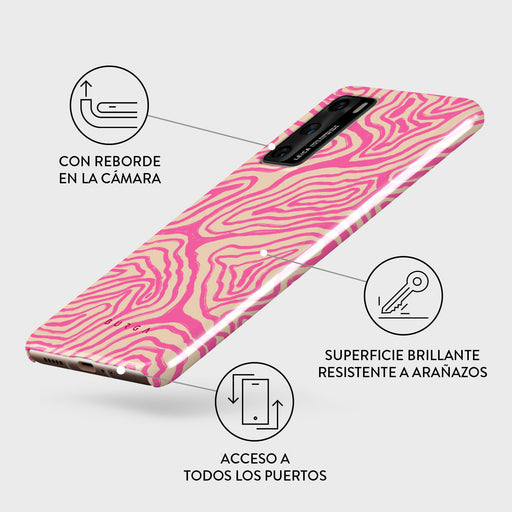 Pink Shores - Huawei P40 Funda 3
