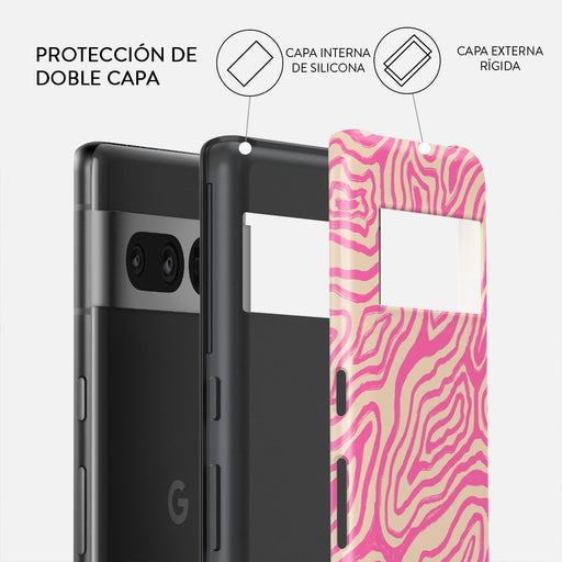 Pink Shores - Google Pixel 7 Pro Funda 2