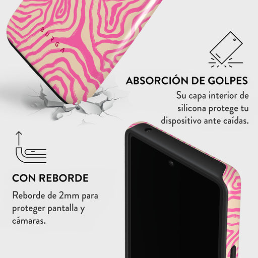 Pink Shores - Google Pixel 7 Pro Funda 4
