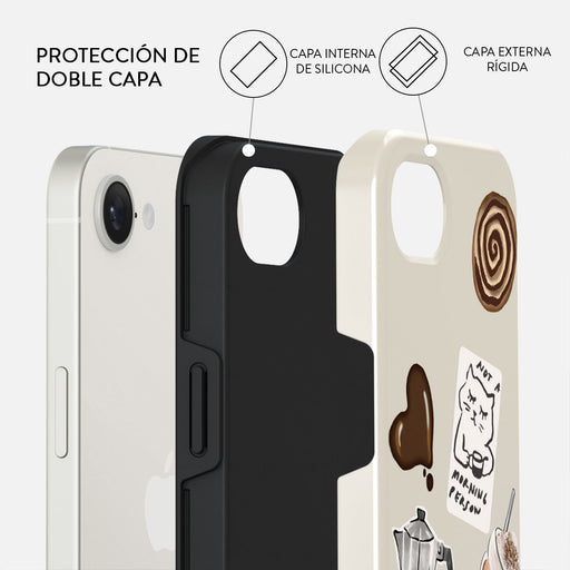 Oat Milk Please - iPhone 16e Funda 2