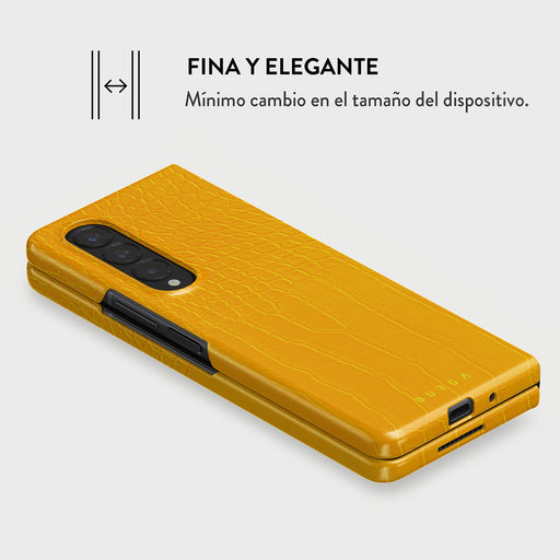 Canary Yellow - Samsung Galaxy Z Fold 3 Funda 4