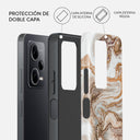 Cappuccino - Xiaomi Redmi Note 12 Pro 5G Funda 2