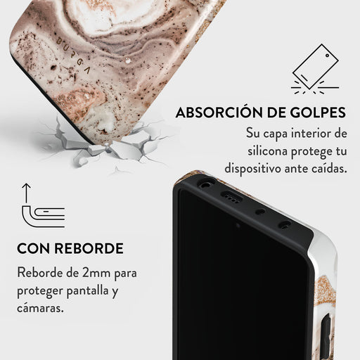 Cappuccino - Xiaomi Redmi Note 12 Pro 5G Funda 4